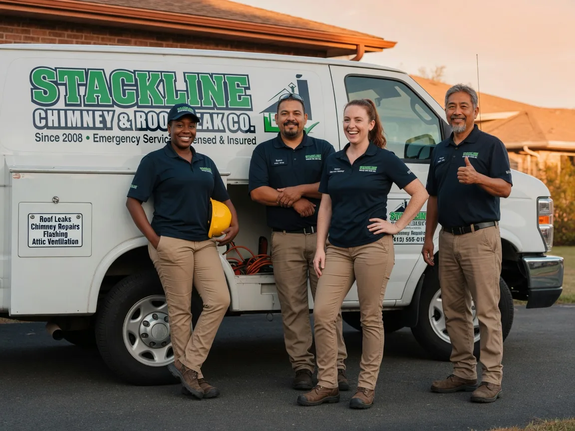 Chimney flashing repair company in Wendell, NC